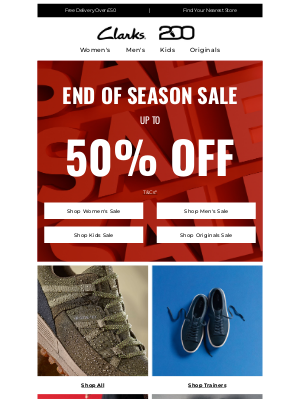 Clarks Shoes (United Kingdom) - Up to 50% off Men's styles
