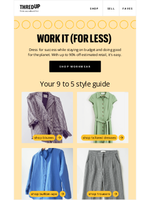 thredUP - Nothing to wear to work? 👠 We got you