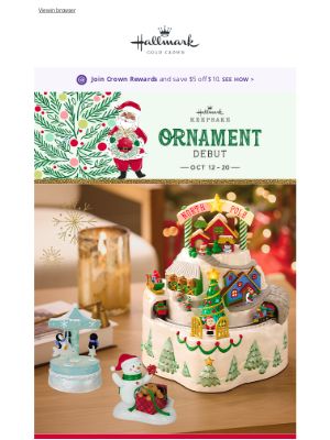 Hallmark - Ornament Debut is here! 🥳 🎄