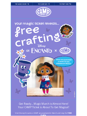 CAMP - ✨ Your Magic Ticket Reveals: Free Crafting 🎨