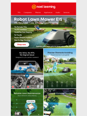 myNoelLeeming (New Zealand) - Revolutionize Your Lawn Care with the Robot Lawn Mower E15 🌱