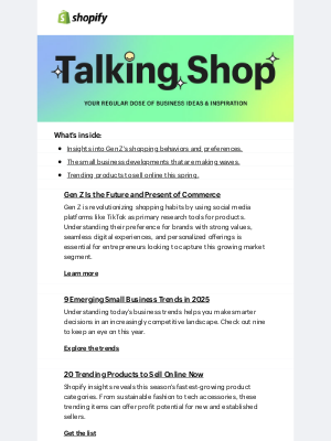 Shopify - 👥 What Gen Z wants to buy