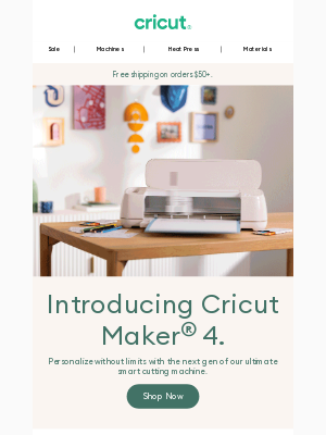 Cricut - NEW: Cricut Maker® 4 Has Arrived ⚡️