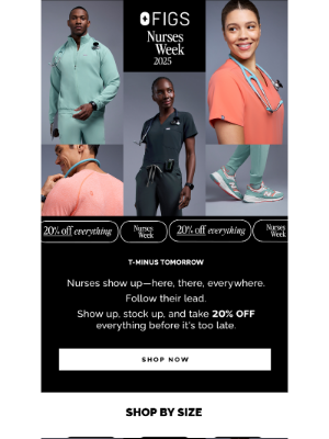 FIGS - Don’t Miss It—20% OFF Ends Tomorrow