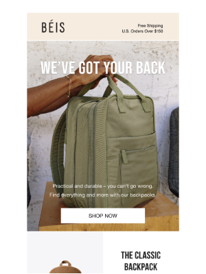BEIS - Our guide to: Backpacks