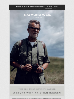 RAYMOND WEIL Genève - New story | Kristian Haagen, ambassador for the Freelancer Complete Calendar