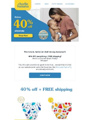 Charlie Banana - This sale is 🍌🍌🍌
