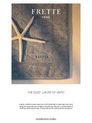 Frette - Shades of Serenity: Unito Collection