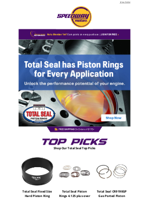 Speedway Motors - Improve Your Engine’s Efficiency and Durability with Total Seal