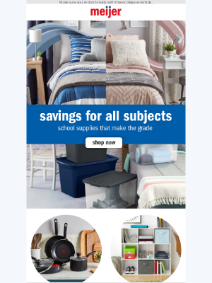 Meijer - Shop Back to College Essentials