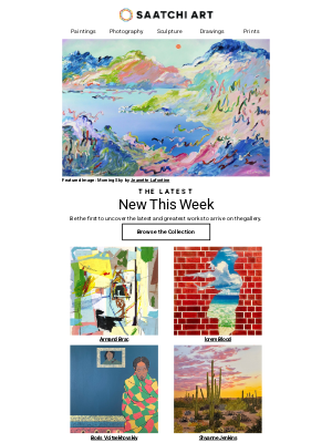 Saatchi Art - A Fresh Art Drop for an Inspired Week