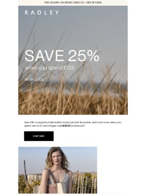 Radley (United Kingdom) - 25% off linda's new handbag