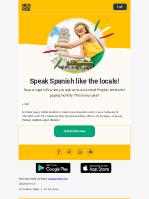 Memrise - The only way to learn a language this year! 💡