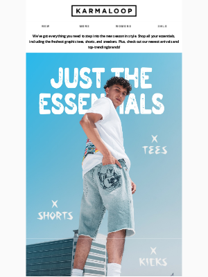 Karmaloop - Today's Essentials Have Arrived