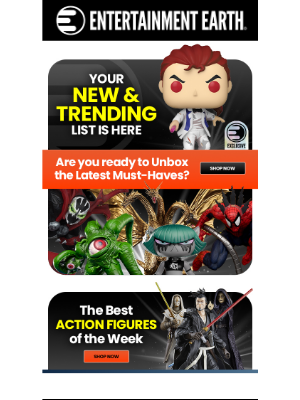Entertainment Earth - Drop Everything, This Just Hit 👀