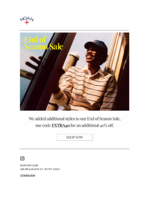 Noah - End of Season Sale