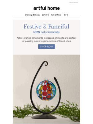 Artful Home - Our New 2025 Ornament Collection Is Here!