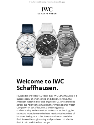 IWC Schaffhausen - Step into the world of IWC Schaffhausen