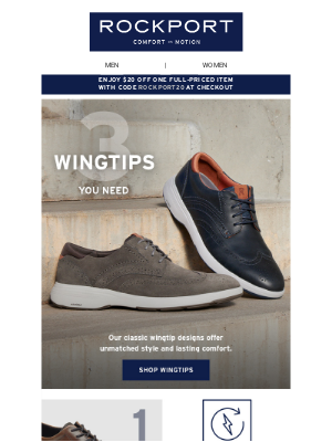 Rockport Company - Elevate Your Style with These Wingtips