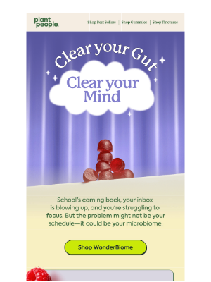 Plant People - You're going back to school w/ brain fog? 😶‍🌫️