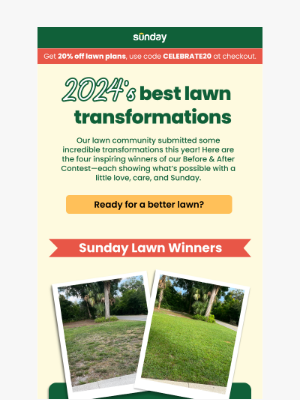 See Our Best Lawn Transformations of 2024! 🌱