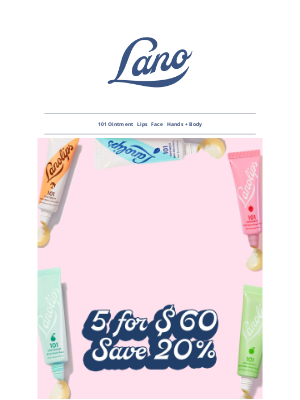 lanolips (Australia) - Celebrate Lanolips' 15th Birthday with 5 lip balm flavours for $60! 🎉
