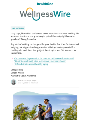 Healthline - Is this the summer of Japanese walking?
