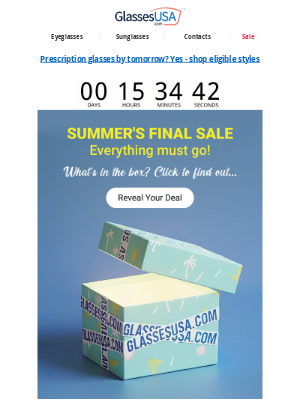 📣 Everything must go in our FINAL SALE OF SUMMER