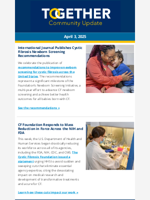 Cystic Fibrosis Foundation - Together: a Community Update