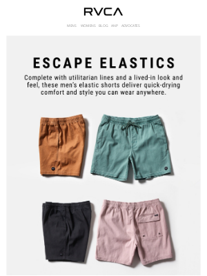 RVCA - Adventure-Ready Elastics