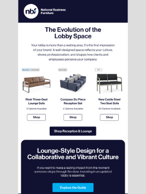 National Business Furniture - Upgrade Your Lobby Space with Purpose