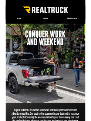 RealTruck - Maximize August: Top Gear for Every Task and Trip