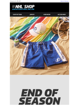 NHL - End Of Season Sale!