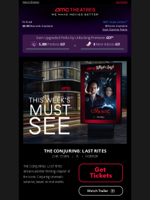AMC Theatres - Fred, Happy Birthday Month! 🎈