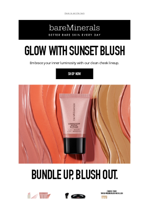 Bare Minerals (United Kingdom) - Sunset Blush: Your Glow Starts Here