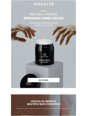 Odacité - NEW! Retinol Therapy Renewing Hand Cream 🤍