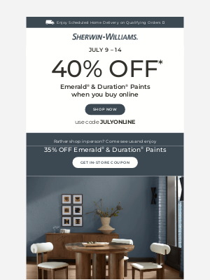 Sherwin Williams - Go for something different...