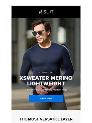 X Suit - NEW: xSweater Merino Lightweight