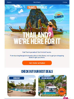 Travel Republic (United Kingdom) - Thailand getaways from £712pp