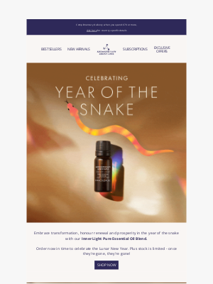 Aromatherapy Associates - Celebrating the Year of the Snake 🐍