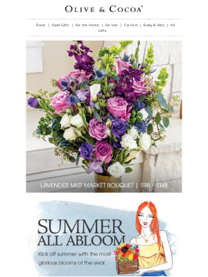 Olive & Cocoa - 🌷 Summer Blooms for Every Occasion 🌹