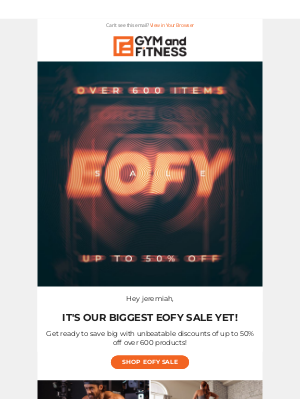 Gym and Fitness (Australia) - Our Biggest EOFY Sale Yet! 🫨