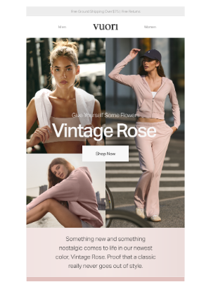 Vuori - Vintage Rose Is Here