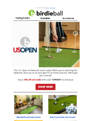 Birdie Ball - 🏌️ 10% Off For U.S. Open!