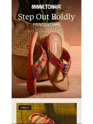 Minnetonka Moccasin - Stripes to Brighten Your Summer