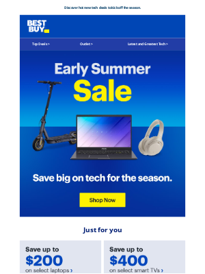 Best Buy Canada - Early Summer Sale starts now!☀️