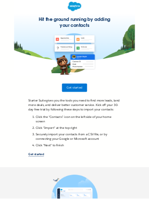 Salesforce - Import your contacts into Starter in four easy steps