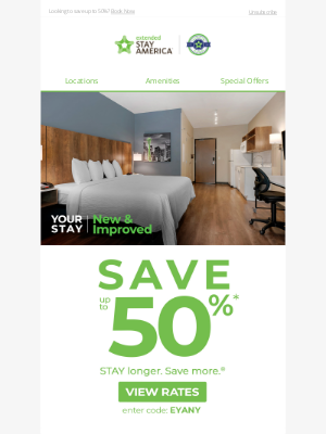 Extended Stay America - New hotels for you to experience!