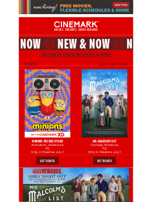 Cinemark - See what's New + Now at Cinemark