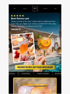 AU Vodka (United Kingdom) - The Juiciest Cocktails This Summer! ☀️